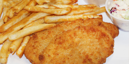 Carlo's  Pizza Chicken Tender Meal!